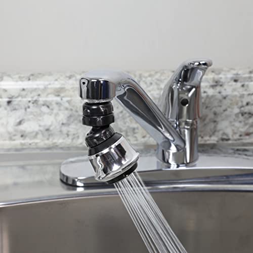 Danco Dual Thread Swivel Sprayrator, Chrome, 10500 - color: Chrome, size: Dual Thread Swivel