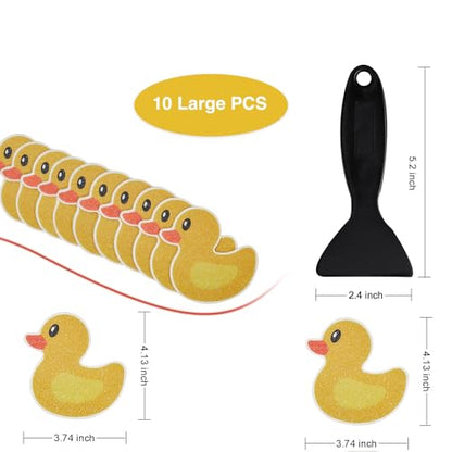Secopad Original 20 PCS Non Slip Bathtub Stickers, Adhesive Kids Anti Slip Decal Treads for Shower and Bath Tub with Premium Scraper, Each About 4.5" x 3.5"