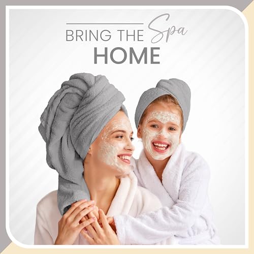 Martex 6-Piece 100% Ringspun Cotton Towel Set, Silver | Quick Dry, Super Absorbent & Soft, Lightweight, 2 Bath, 2 Hand, 2 Wash Cloths - color: Silver