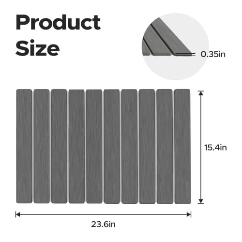 Foldable Stone Bath Mat 60x39cm | Quick-Dry Diatomaceous Earth Bath Rug with PVC Anti-Slip Base | Bathroom, Kitchen, Pet-Friendly Water Absorbent Mat - color: Grey