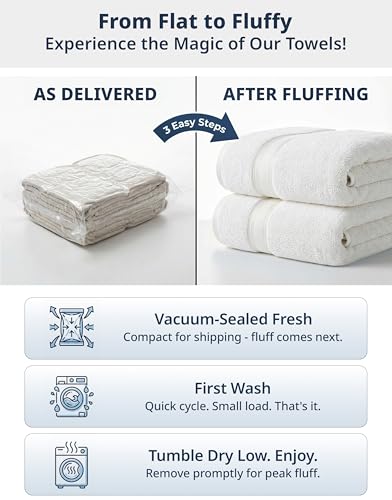 LANE LINEN Bath Sheets 100% Cotton 4 Pack Oversized Soft - White | Oversized Shower Sheets - Generously Sized, Oversized & Roomy, Lightweight & Breathable, Fade-Resistant Color - color: 01: White, size: 4 Piece Bath Sheets (35" x 66")