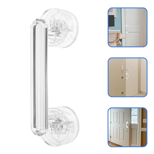 ARTIBETTER Bathroom Grab Bar Handle 8 Inch Suction Cup Non-Skid Shower Support Rail for Bathtub Safety and Mobility Aid