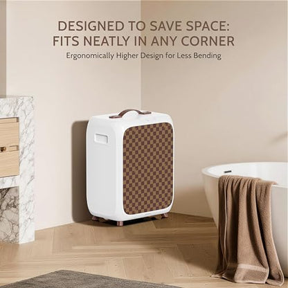 Keenray Towel Warmer Bucket, Luxury Rectangle Towel Warmer for Bathroom with Timer & Delay, Customized Fragrance, Child Lock, Fits 2 Large Towels, Blankets, Bathrobes, Ideal Gift for Him & Her - color: Checkerboard Color