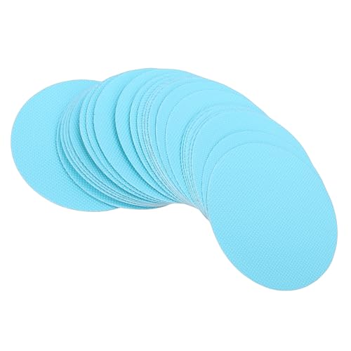 Greensen 24-Pack PEVA Non-Slip Shower Stickers for Bathtubs, Showers & Stairs – Strong Adhesive, Easy Install, Enhanced Grip - color: Blue