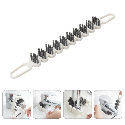 Uonlytech Bendable Cleaning Brush 10.39In Flexible Crevice Tool with Soft Bristles for Narrow Gaps Corners and Small Details Household Car Use 2-Pack