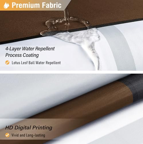 BTTN 54x78 Stall Modern Geometric Waterproof Fabric Shower Curtain, Brown | Narrow Long, Premium Polyester, Weighted Hem, 10 Plastic Hook, Vibrant Color, Wrinkle-resistant, Quick-Dry, Machine Washable - color: Brown, size: 54"W x 78"L (Pack of 1)