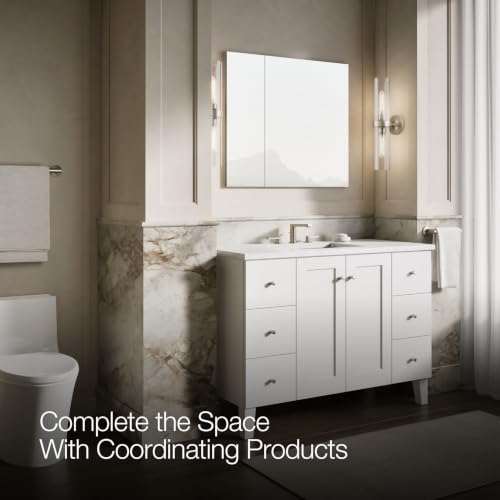 Kohler Verdera 34 in. W x 30 in. H Recessed Medicine Cabinet in Anodized Aluminum - size: 34" W x 30"H, style: Standard