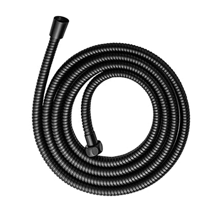 OFFO Shower Hose, 120 in Kink Free Stainless Steel Shower Hose Attachment Electroplating Handheld Shower Head Hose Flex Hoses Extension with Brass Insert & Nut for Pet Bathing Cleaning, Matte Black - color: Matte Black, size: 120 in