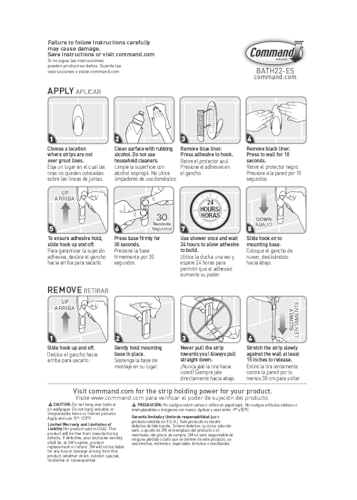 Command Indoor Assorted Replacement Strips, 2 Medium, 4 Large Strips | Replacement Strips, Holds up to 5 lb, Damage Free Wall Hanging, Re-Hang Hooks for Bathrooms