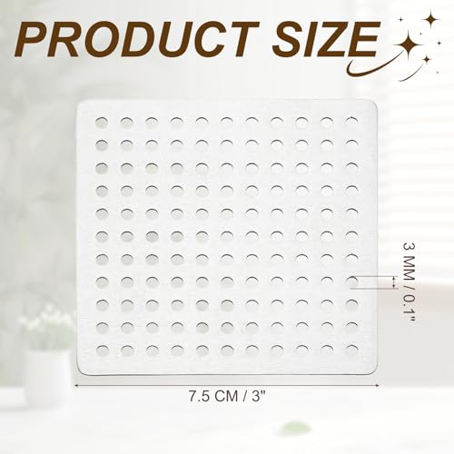 uxcell 1 Pcs Stainless Steel Floor Drain Cover, 3 Inches Shower Hair Catcher Drain Grate for Furniture Repair Bathroom Kitchen, Silver Tone(Square) - size: 3 Inches