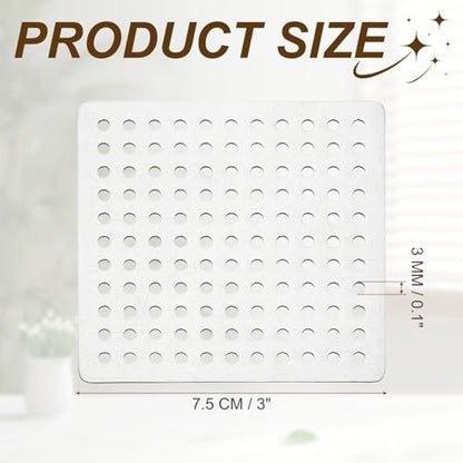 uxcell 1 Pcs Stainless Steel Floor Drain Cover, 3 Inches Shower Hair Catcher Drain Grate for Furniture Repair Bathroom Kitchen, Silver Tone(Square) - size: 3 Inches