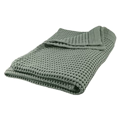 GILDEN TREE Waffle Bath Sheet Quick Dry Towel, Thin Luxury Bath Towels, Bath Sheets 40x80 Large Bath Towels, Modern Style (Sage Grey) - color: Sage Grey, size: Bath Sheet (40" x 80")