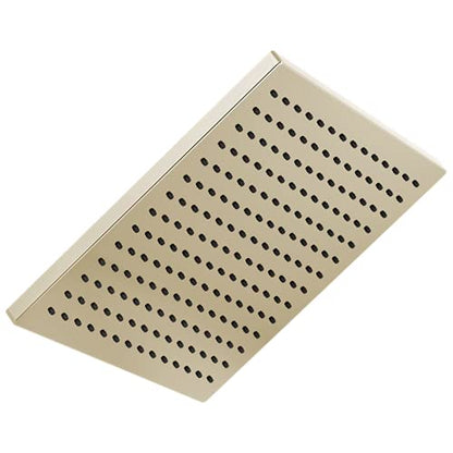 Delta Polished Nickel Square Rain Shower Head, 12 Inch Metal Large Shower Head Rainfall, Overhead Rain Showerhead, 2.5 GPM Flow Rate, Lumicoat Polished Nickel 52159-PN-PR25 - color: Polished Nickel