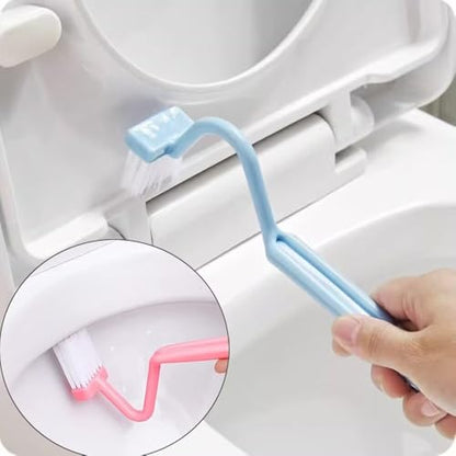 Grout Tile Brush, Under Rim Toilet Brush, Crevice Cleaning Brush Gap Cleaner Tool for Bathroom/Shower/Kitchen/Window Groove Corner Rim Cleaning