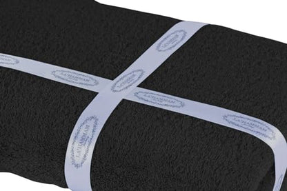 LA' HAM MAM FINE LIVING Luxury Turkish Cotton Towels Easy Care, Extra Soft & Absorbent, Hotel & Spa Quality, Kitchen & Bathroom Turkish Towels Bath Sheet (Oversized 40"x80"), Black - color: Black, size: Bath Sheet (Oversized 40"x80")