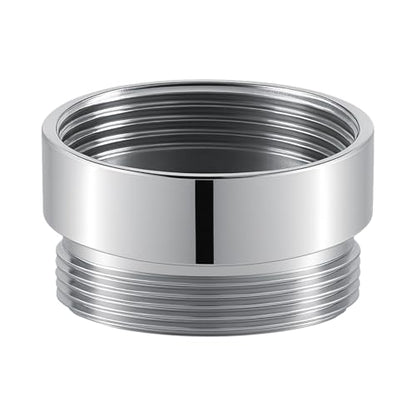Faucet Aerator Adapter - 55/64 inch Female to 55/64 inch Male, Chrome Brass Sink Adapter, for Kitchen and Bathroom Faucet Adapter Kit Connection (F22-M22) | Chrome Brass Faucet Adapter: Durable premium chrome-plated brass for kitchen and bathroom faucets