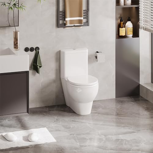 Toilet Seat Round Quick Release, Easy Installation & Release, Safe PP Material Easy Clean, Comfortable Ergonomic Design - size: Round-KP