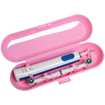 Nincha Electric Toothbrush Travel Case for Oral B & Philips Sonicare, Pink - color: Pink