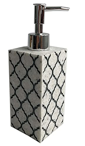 Sweet Home Collection Bathroom Accessories Sets Unique Collections Modern Classic Contemporary Decorative Beautiful Designs Bath Shower Tub Décor, Lotion Pump/Soap Dispenser, Versailles (Pack of 1) - size: Lotion Pump/Soap Dispenser