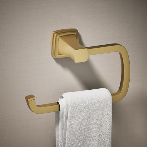 KOHLER RIFF™ TOWEL RING - color: Vibrant Brushed Moderne Brass, style: Towel Ring