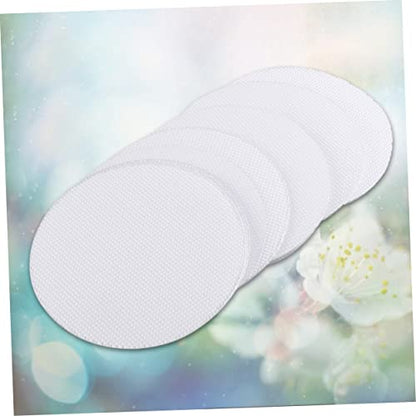 40pcs Peva Anti-Slip Bath Stickers for Bathtub and Shower Safety Floor Stickers Easy to Apply Non-Slip Adhesive for Bathroom Use Round White Design - size: 10X10cm