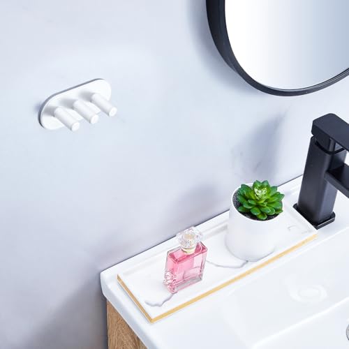 Electric Toothbrush Head Holder, Toothbrush Holders Wall Mounted, Adhesive Tooth Brush Head Holder Organiser, Electric Toothbrushs Holder, Shower Tooth Brushing Holder (White, Small) - color: White, size: Small