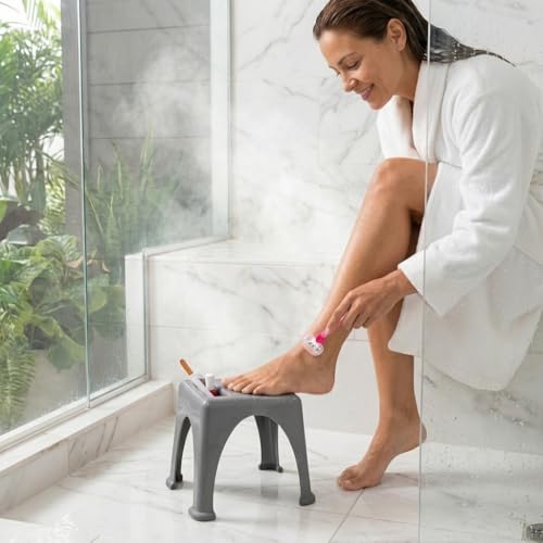 Easy Reach Foot Rest for Shower & Pedicures – Non-Slip Shaving Stool