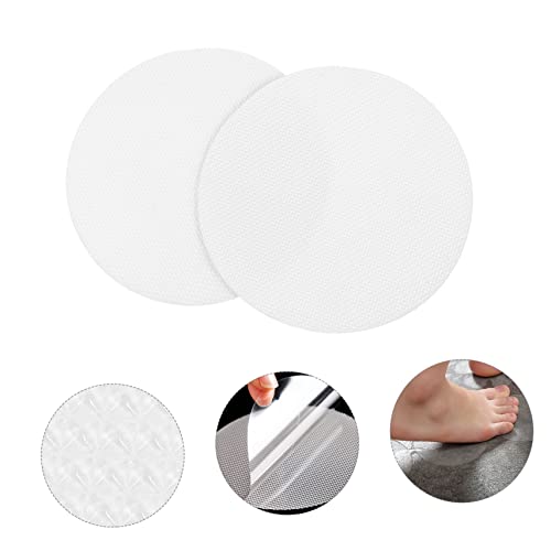 KOMBIUDA 16pcs Transparent Skid Stickers for Bathroom and Kitchen Safety Easy to Install Non Slip Tape for Stairs Bathtubs and Pools Bath Safety