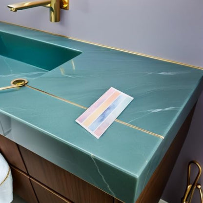 Beavorty Colorful Anti Slip Bathtub Stickers 2 Sets, 2.5cm X 20cm Bathroom Non-Slip Floor Safety Tape, Waterproof Adhesive Anti Skid Strips for Shower, Stairs, and Slippery Surfaces