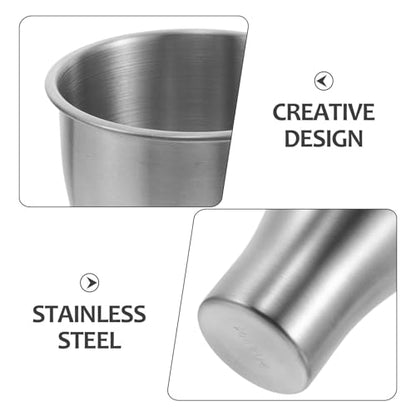 Stainless Steel Toothbrush Cup: 500ml/16.9oz Unbreakable Metal Drinking Glasses, Reusable Bathroom Mouthwash Rinse Cup and Travel Tumbler for Coffee Shop Hotel