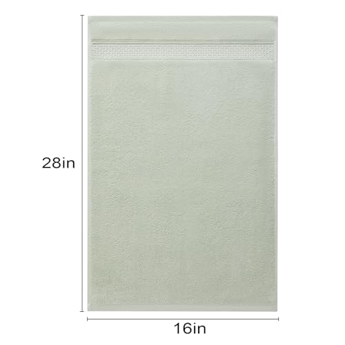 6 Pack Hand Towel Set, 16 by 28 inches, 100% Cotton Ultra Soft and Highly Absorbent, Quick Drying, for Hotels, Spa, Bathroom