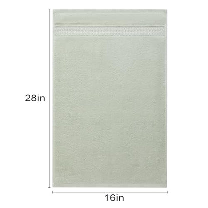 6 Pack Hand Towel Set, 16 by 28 inches, 100% Cotton Ultra Soft and Highly Absorbent, Quick Drying, for Hotels, Spa, Bathroom
