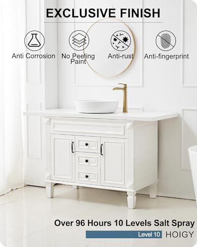 Vessel Sink Faucet, Tall Brass Waterfall Bathroom Faucet 1 Handle Gold Faucets for Bathroom Vanity 1 Hole with Pop-Up Drain & Supply Hoses - color: Brushed Gold-Noble
