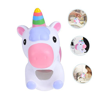 MERRYHAPY Unicorn Faucet Extender for Kids Toddler Faucet Extender Sink Spout for Kids Unicorn Hand Washing Water Guide Fits Most Bathroom Faucets 5.51 X 5.11 X 2.75 in