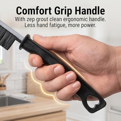 4 Pcs Multi-Purpose Hard Bristle Crevice Cleaning Brush Small Deep Gap Cleaning Tools Scrub Brushes Household Use Versatile Thin Grout Brush for Kitchen Window Tile Bathroom Shower Corner Toilet Black