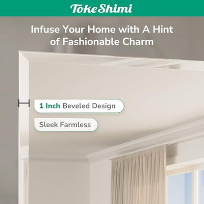 40x30 Frameless Mirror Bathroom Rectangle, Bathroom Vanity Mirror Beveled with 1" Beveled Edge, Shatterproof Farmhouse Mirrored Wall Mounted for Living Room, Entryway, Restroom - size: 30"L x 40"W, style: Beveled