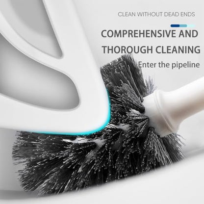High Pressure Toilet Clog Remover Plunger with Holder Easy Storage Cleaning Tool