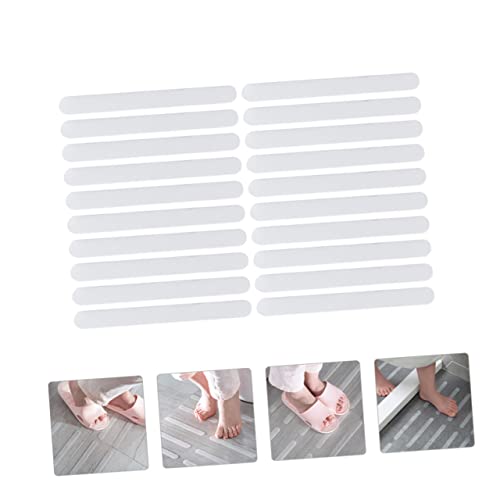 ABOOFAN 20pcs Bathroom Self-Adhesive Strips Non-Skid Strips for Bathtub Skid Tape Strong Adhesion Easy to Remove