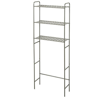 Zenna Home 2265NN Slat Style Bathroom Space Saver, Satin Nickel - style: Spacesaver