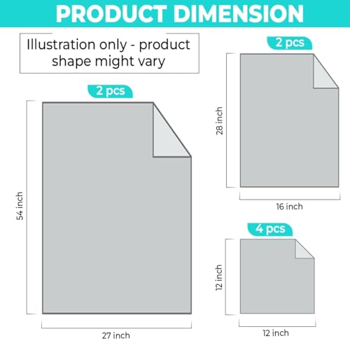 QUBA LINEN Pack of 8 Towels Set, 2 Large Bath Towels, 2 Hand Towels, 4 Wash Cloths, 100% Cotton, Lighter Weight, Quicker to Dry, Super Absorbent, Perfect for Bathroom (Aqua) - color: Aqua