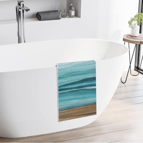 Upgraded Shower Mat Bathtub Mat Non Slip, 24x16 Inch, No Suction Cup Soft Textured PVC Loofah Tub Mat for Wet Area, Quick Drying - color: Brown Green, size: 24" x 16" (Rectangular)