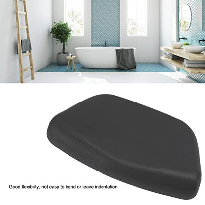Soft PU Bath Pillow, Ergonomic Neck and Back Support, 6 Suction Cups, Quick Dry Non Slip Spa Cushion for Bathtub and j acuzzi