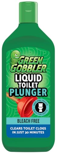 Green Gobbler Liquid Toilet Plunger | Clog Remover | Safe for Toilets and Septic - size: 1 pack