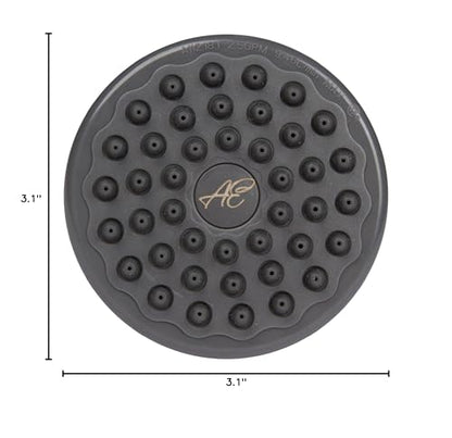 High Pressure Shower Head - 2.5 GPM - Brushed Nickel | Best 3 Inch Wall Mount Bathroom Showerhead For Boosting Low Flow With Anti-Clog Nozzles, Adjustable Brass Ball Joint - color: Brushed Nickel, size: 2.5 GPM