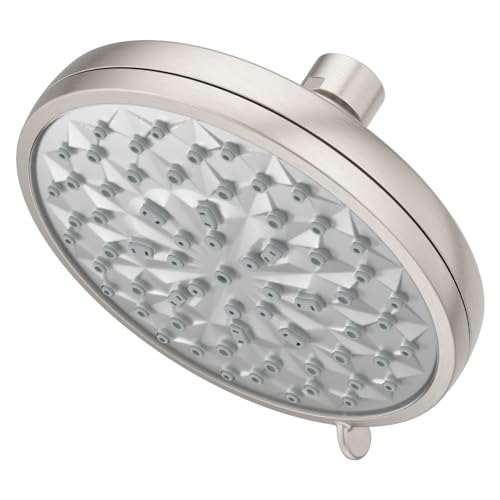 Pfister HydroFuse Shower Head, Shower Arm Not Included, 6-Function, 1.75 GPM, Spot Defense Brushed Nickel Finish, 015WS2HF01GS - color: Spot Defense Brushed Nickel, size: 1.75 GPM