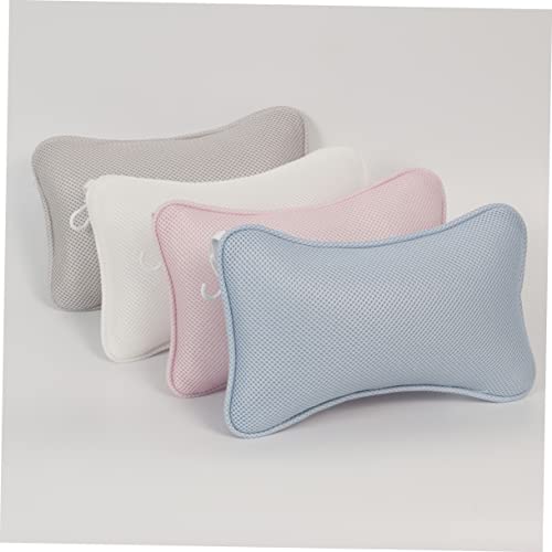 SOLUSTRE 3pcs Non-Slip Bathtub Pillow Full Body Suction Cups for Back Head Support Suitable for Standard Bath Tubs - size: Size 1x3pcs