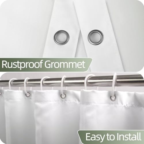 Ombre Green Stall RV Shower Curtain with Hooks 36x72inches | Machine Washable Waterproof, Modern Solid Boho Gradient, Bathroom Dorm Hotel Room Divider, Easy to Install, Window Curtain - color: Grey Green, size: 36"W x 72"L (Pack of 1)