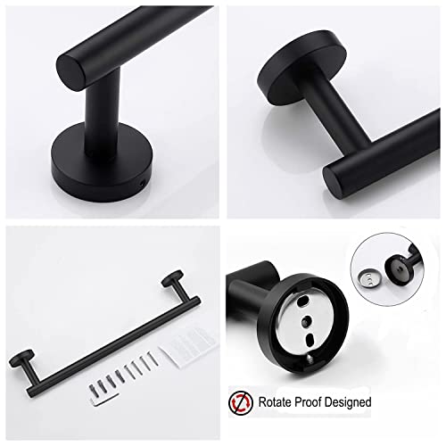 16 Inch Towel Bar 2 Pack for Bathroom 9/12/16/24/28/33 Inch Kitchen Hand Towel Holder Matted Black Stainless Steel 304 RUSTPROOF Wall Mount Towel Rod 2 of Pack (2, Matted Black, 16 Inch) - color: Matted Black, size: 16 Inch