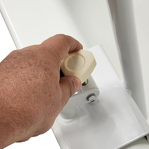Carex White Bathtub Rail - Grab Bars for Bathroom, Bathtubs & Showers - Side Hand Grip Railing & Support - Shower Handle & Bath Tub Bar Clamps for Seniors & Elderly - style: Modern or Classic