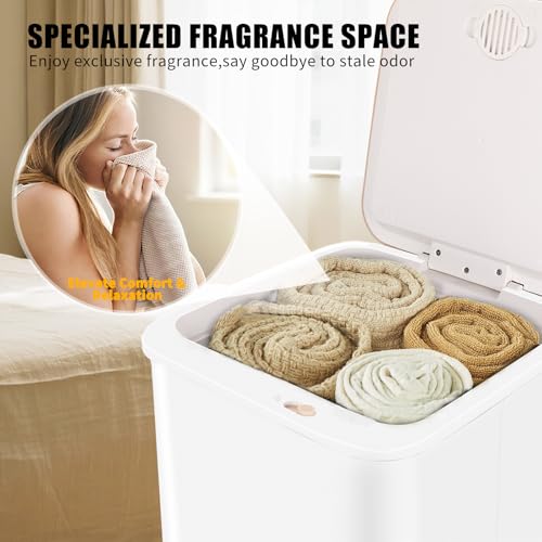 Large Towel Warmer Bucket, 20L Electric Hot Towel Warmer for Bathroom, Spa, Salon, Luxury Freestanding Towel Heater with Timer, Delay Start & 3 Temp Settings - size: 20L